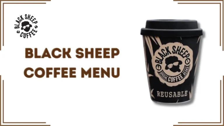 Black Sheep Coffee Menu