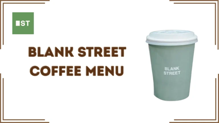 Blank Street Coffee Menu