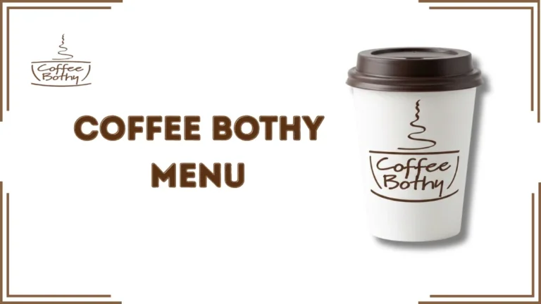 Coffee Bothy Menu
