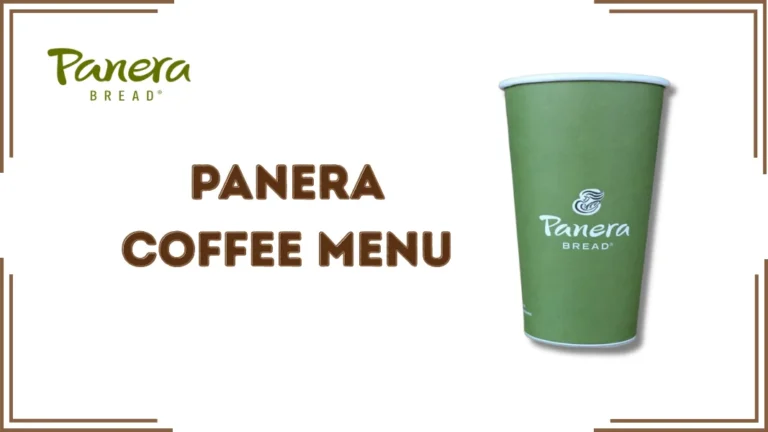 Panera Coffee Menu