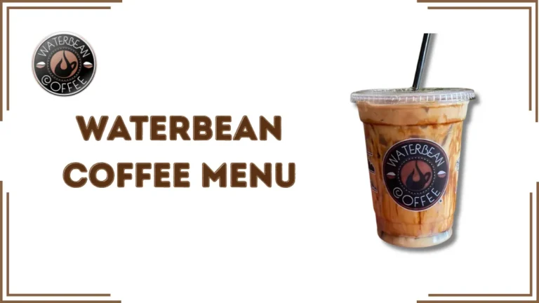Waterbean Coffee Menu