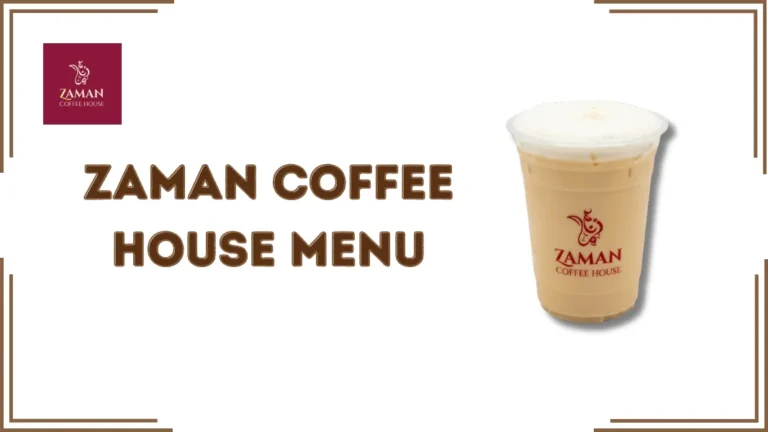 Zaman Coffee House Menu