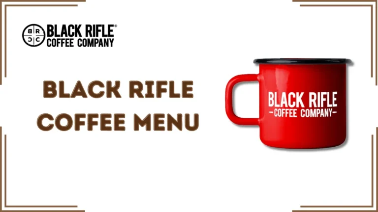 Black Rifle Coffee Menu
