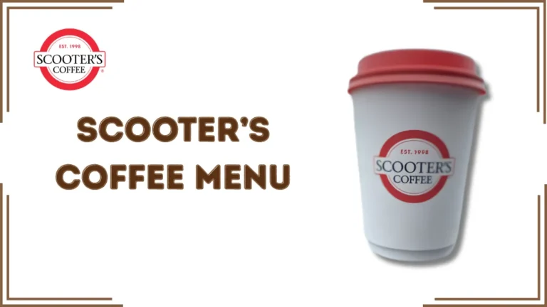 Scooter’s Coffee Menu